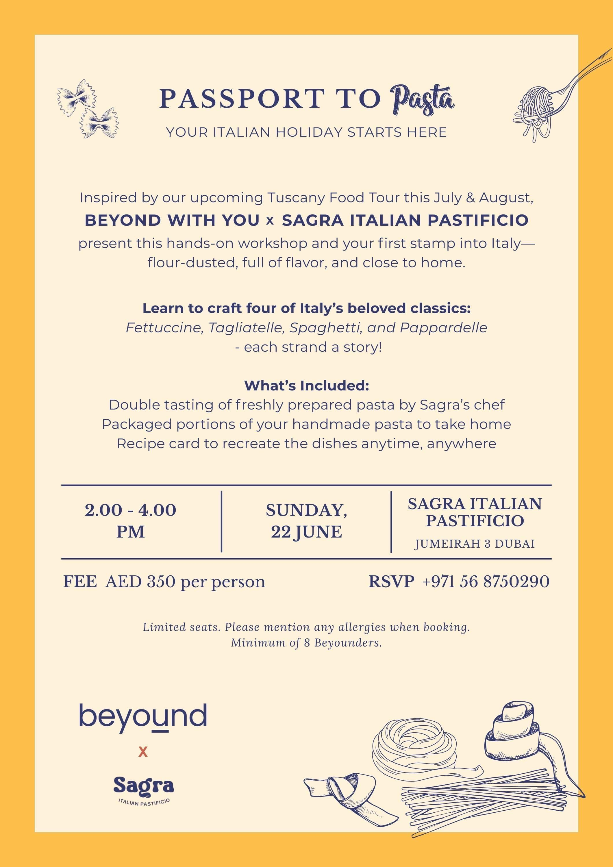 Passport to Pasta: Your Italian holiday begins here!
