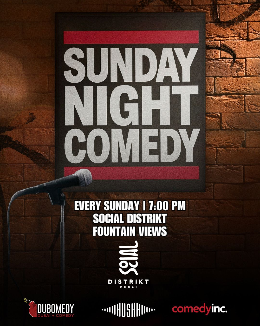 Comedy Laugh with us! Every Sunday Night at Socail Distrikt. Laughter, Levity, Good Vibes with your favorite Comedy Tribe! https://linktr.ee/dubomedy