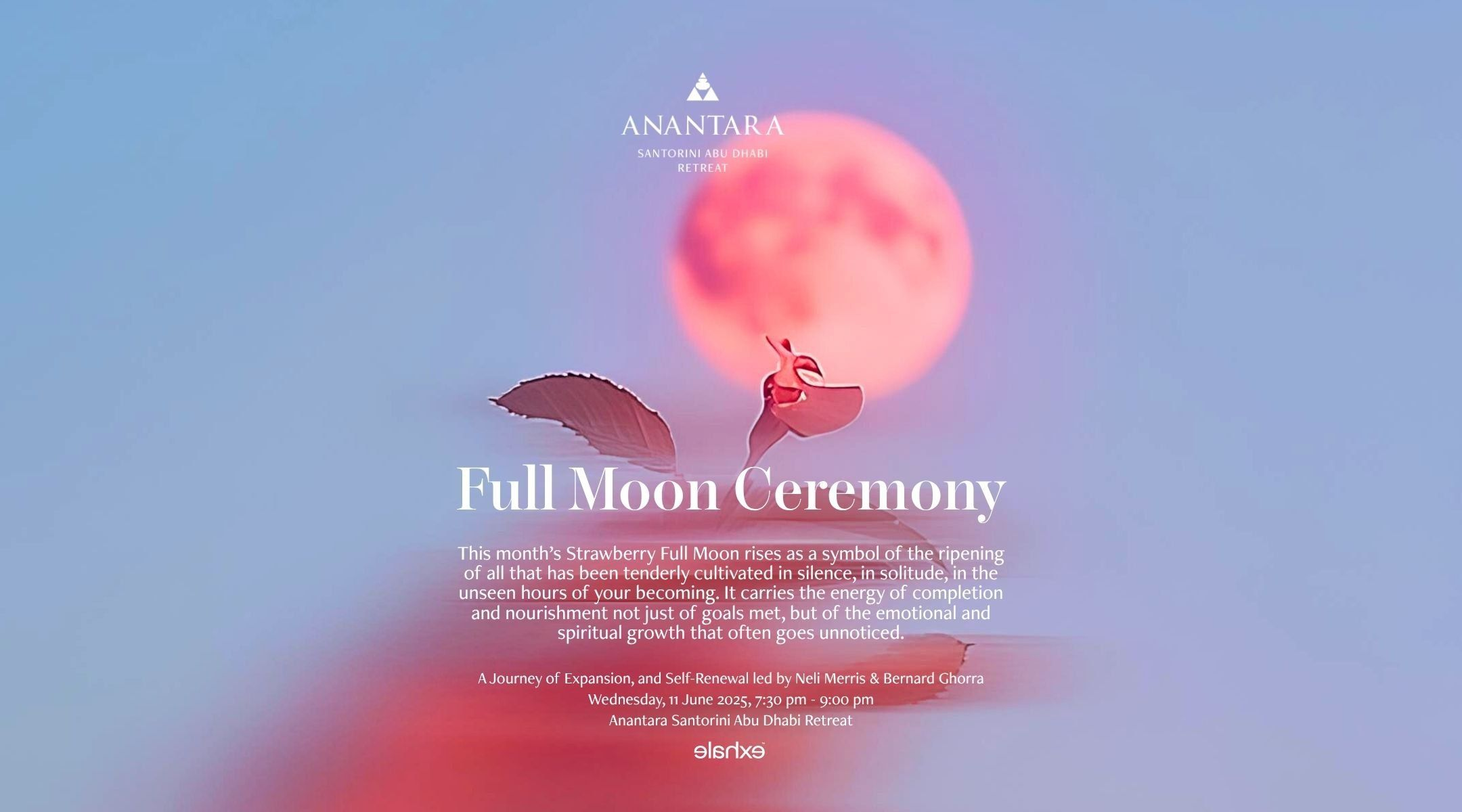 Strawberry Full Moon at Anantara Santorini