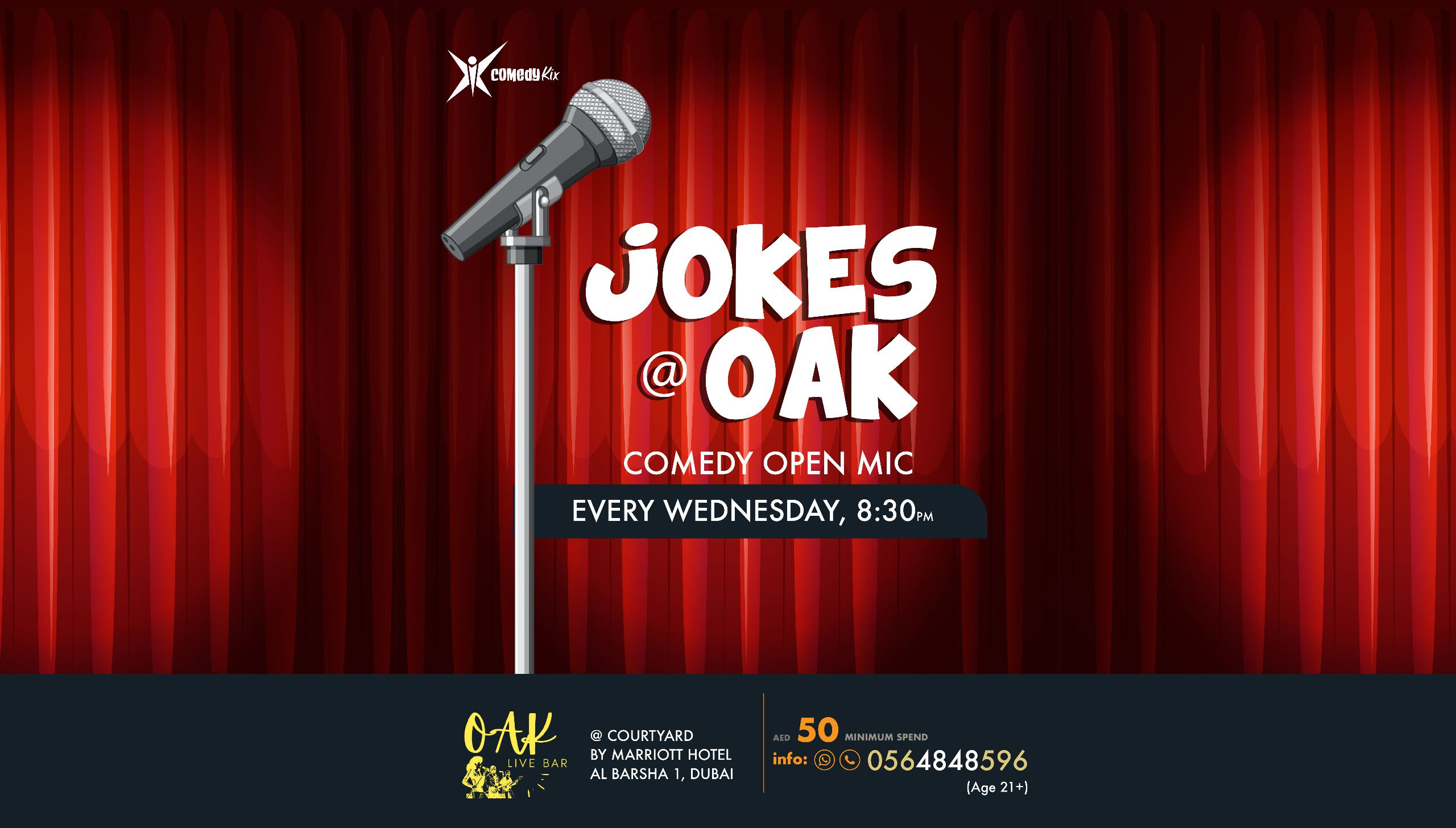 Jokes At Oak (Stand-up Comedy Open Mic)